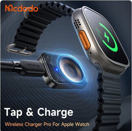 Mcdodo 206 Portable Transparent Wireless Charger for Apple Watch Mcdodo 206 Portable Transparent Wireless Charger for Apple Watch